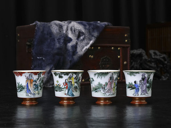 釉下五彩四爱一套45800