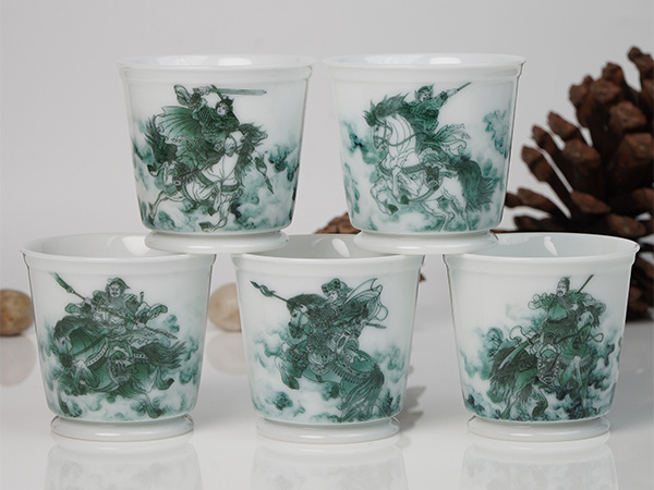 蔚翠绿韵五虎将套杯39800元